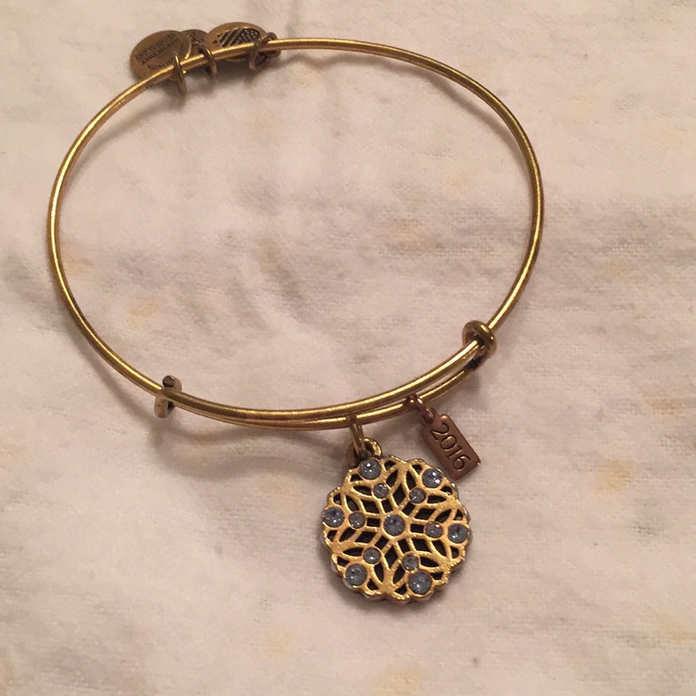Alex & Ani Snowflake Bangle